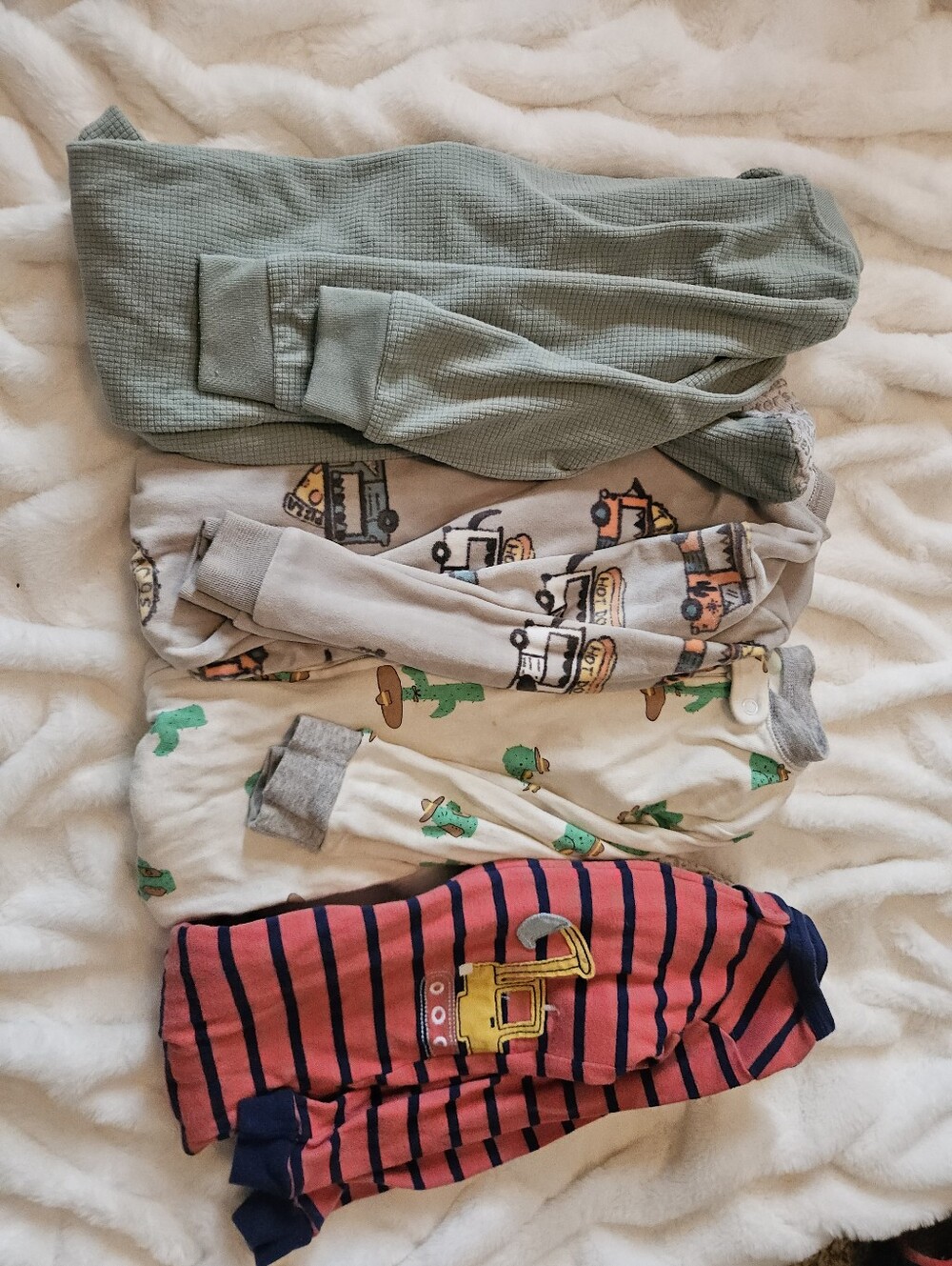 Carters Long Sleeve Pajama Bundle - 24 months and 2T